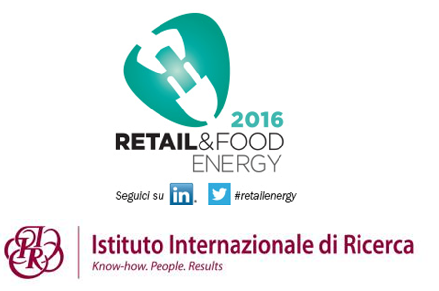 RETAIL & FOOD ENERGY 2016 IIR MILANO