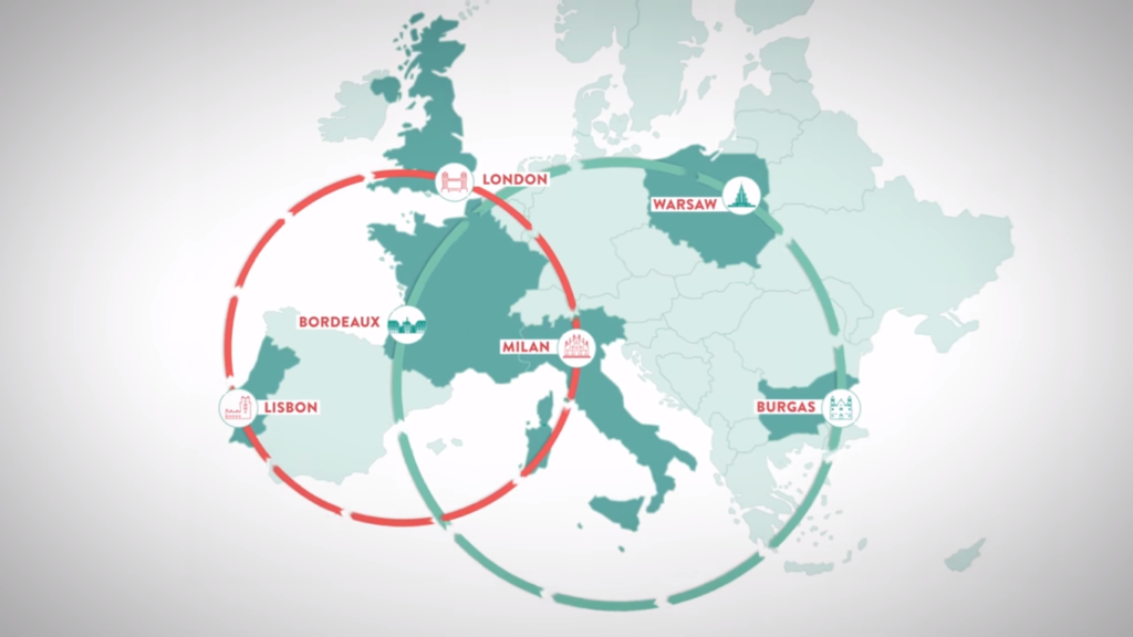 Sharing Cities, Milano, Londra, Lisbona, Varsavia, Bordeaux, Burgas, smart city, horizon 2020, europa, innovazione, politecnico di milano, energia, cittadini, tecnologia, green, edifici, lampioni, progetto