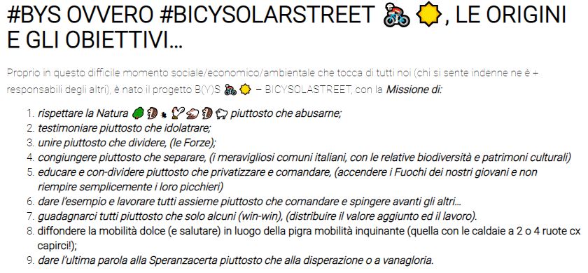 ciclopedonale, solare, villasimius, sardegna, Bys, Bicysolarstreet, infinityhub, equity crowfunding, innovazione, sostenibilità, ambiente