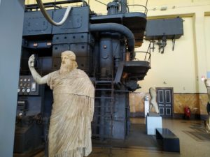 centrale, montemartini, roma, museo, arte, classica, grecia, ingegneria, elettricità, alternatore, pompe, termoelettrico, industria, acea