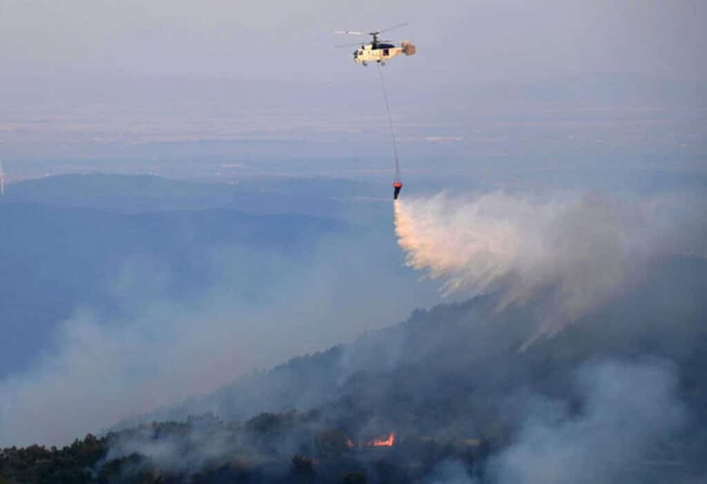 incendio in grecia