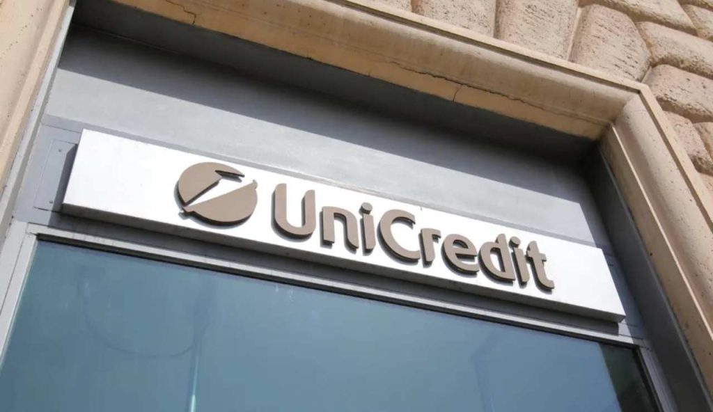 Illustrazione dell'insegna di Unicredit (Depositphotos)